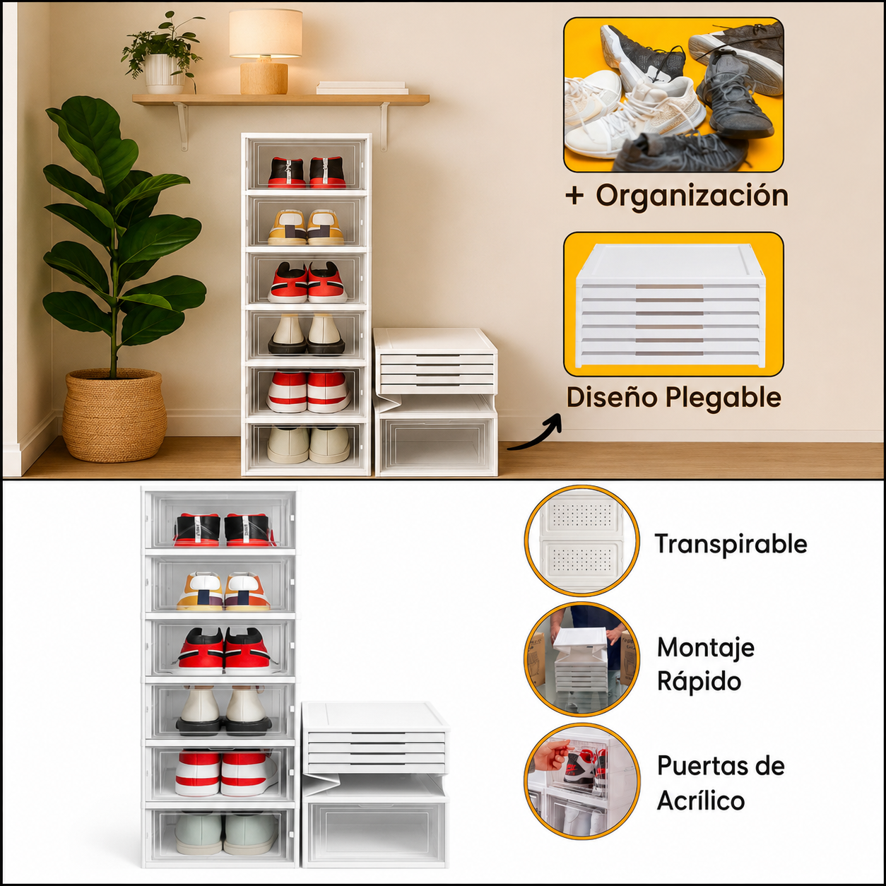 ZAPATERO 6 NIVELES PLEGABLE