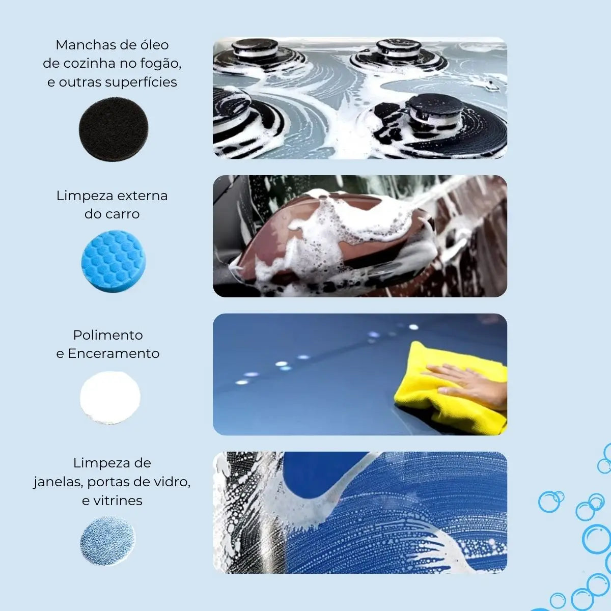 Cepillo Eléctrico Giratorio 9 En 1