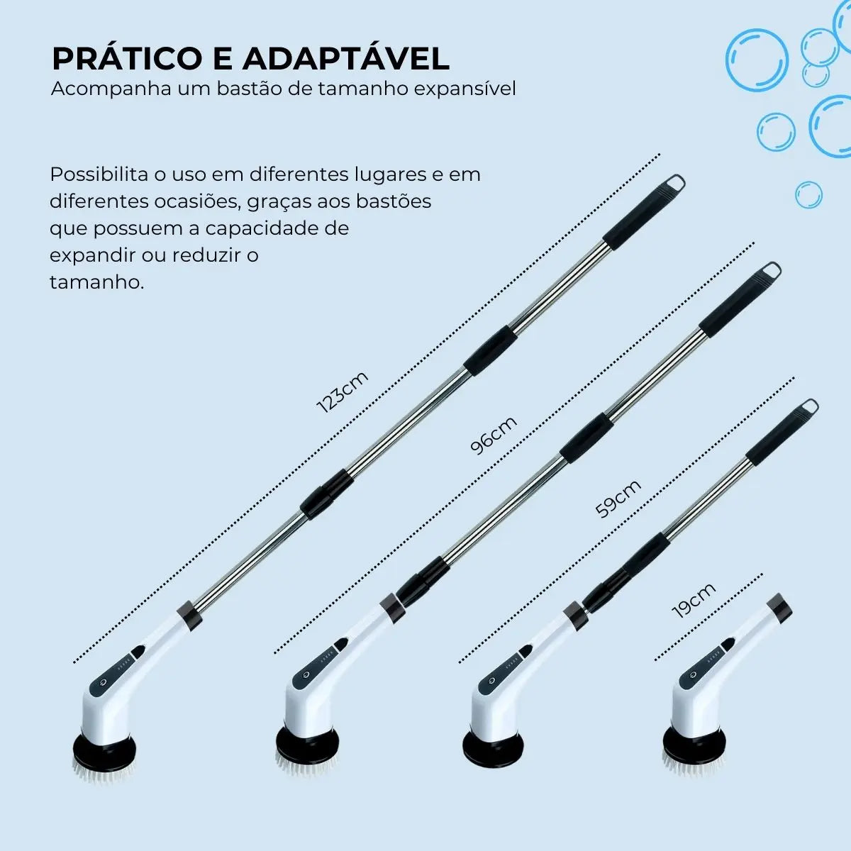 Cepillo Eléctrico Giratorio 9 En 1