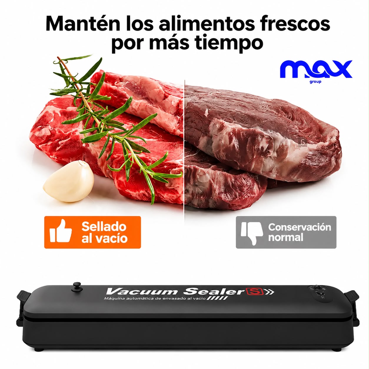 Selladora Al Vacío Conservación Alimento
